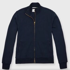 Sid mashburn track jacket navy medium